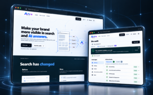 Aira GEO preview showing the website and site audit results